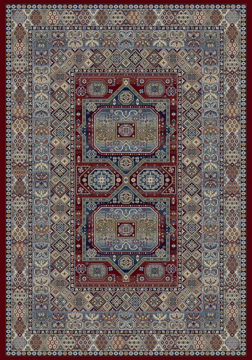 Dynamic Ancient Garden 57147 Red Area Rug