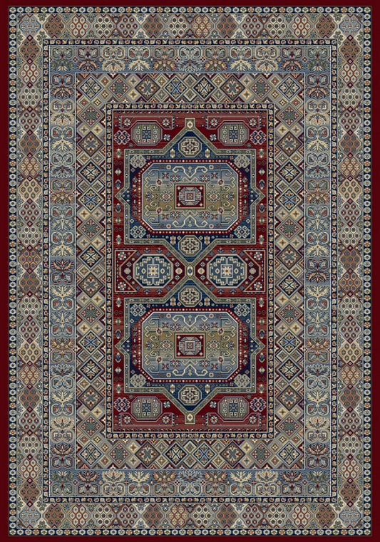 Dynamic Ancient Garden 57147 Red Area Rug