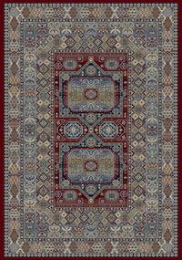 Dynamic Ancient Garden 57147 Red Area Rug