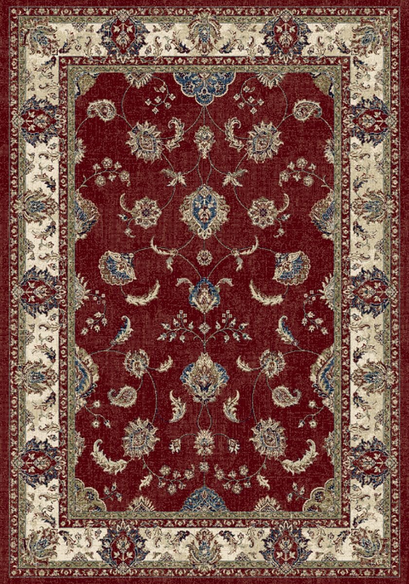 Dynamic Ancient Garden 57158 Red / Ivory Area Rug