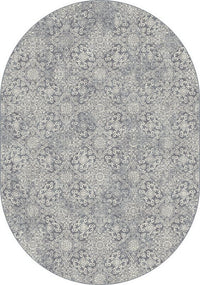 Dynamic Ancient Garden 57162 Lt.Blue Damask Area Rug