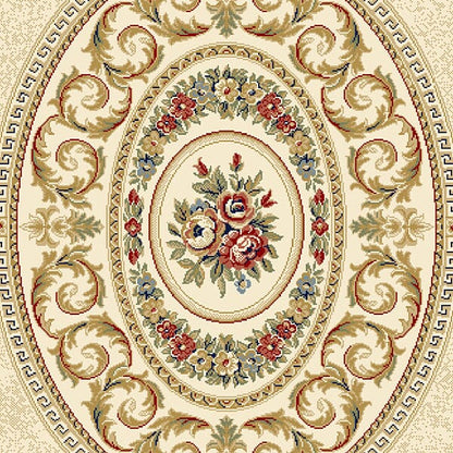 Dynamic Ancient Garden 57226 Ivory Area Rug