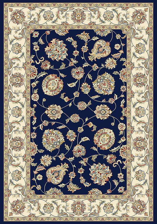 Dynamic Ancient Garden 57365 Blue / Ivory Area Rug