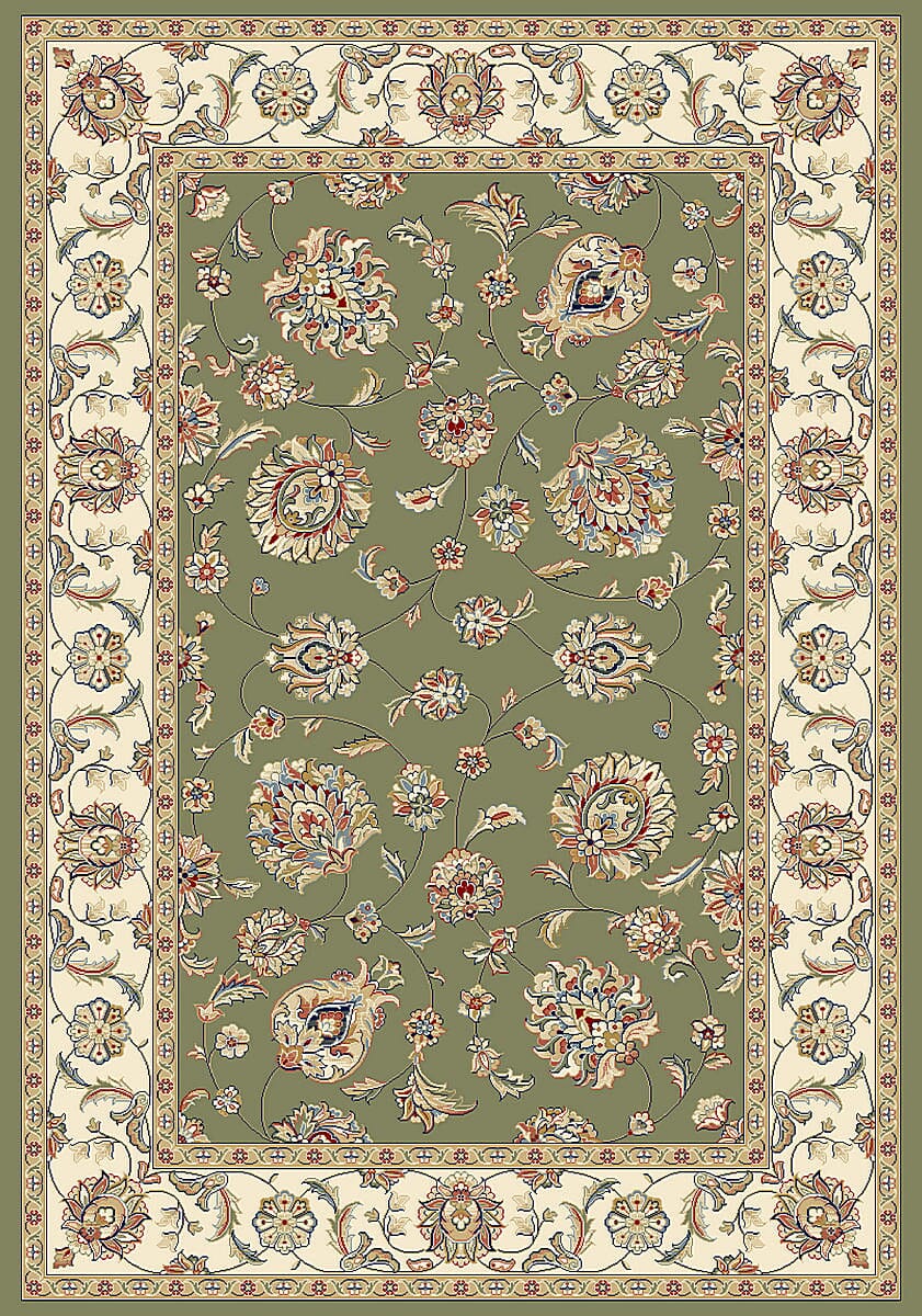 Dynamic Ancient Garden 57365 Green / Ivory Area Rug