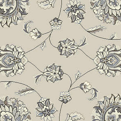 Dynamic Ancient Garden 57365 Soft Grey / Cream Area Rug