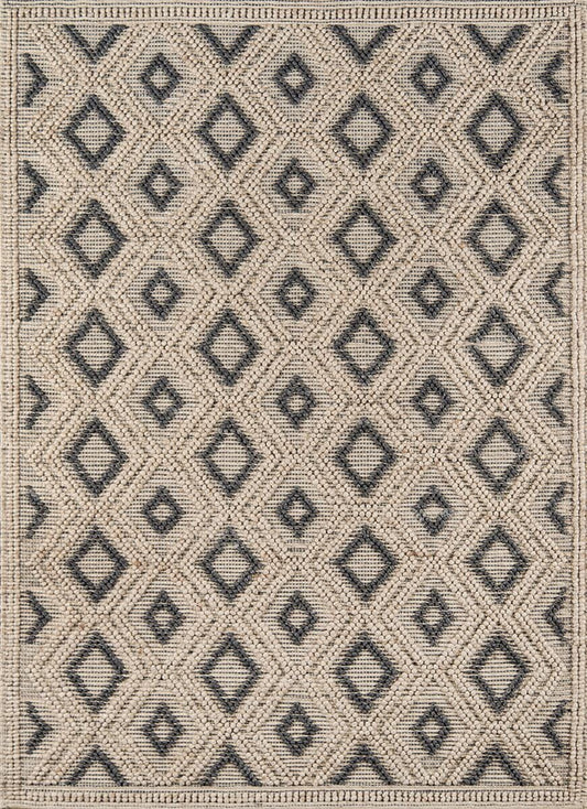 Momeni Andes And-2 Beige Damask Area Rug