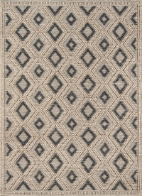 Momeni Andes And-2 Beige Damask Area Rug