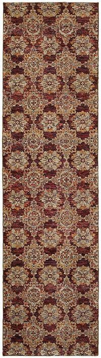 Oriental Weavers Sphinx Andorra 6883A Red / Gold Damask Area Rug