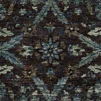 Oriental Weavers Sphinx Andorra 7124A Navy / Blue Area Rug