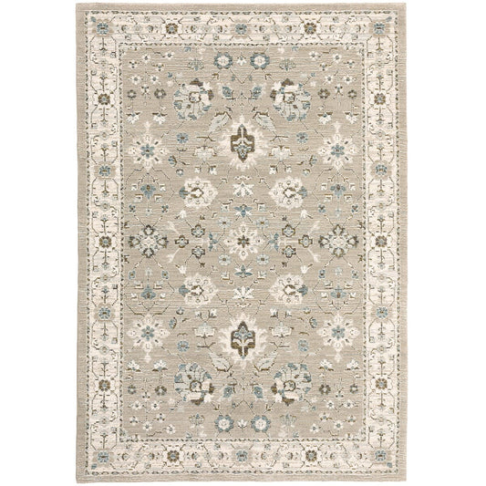 Oriental Weavers Sphinx Andorra 8930L Beige / Ivory Area Rug