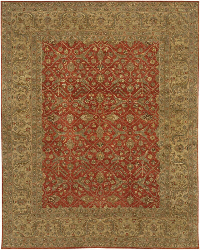 Chandra Angora Ang1407 Rust / Brown / Tan / Gold / Beige / Dusty Red Rugs.