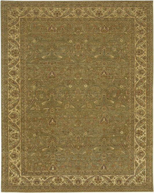 Chandra Angora Ang1408 Green / Brown / Tan / Gold / Beige / Dusty Red Area Rug