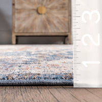 Nuloom Addison Transitional Nad2141A Blue Area Rug