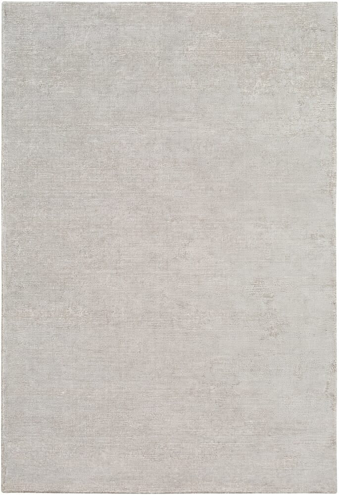 Surya Aspen Anp-2304 Medium Gray, White Solid Color Area Rug