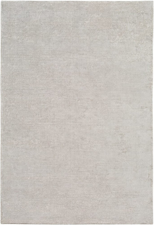 Surya Aspen Anp-2304 Medium Gray, White Solid Color Area Rug