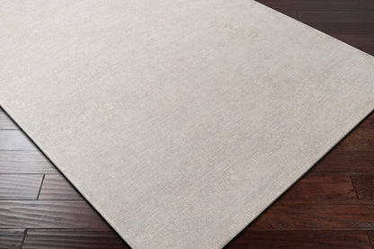 Surya Aspen Anp-2304 Medium Gray, White Solid Color Area Rug