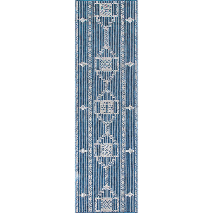 Nuloom Claudia Tribal Ncl1814B Blue Area Rug