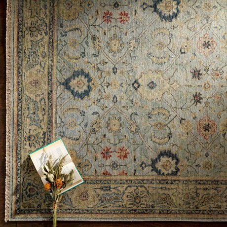 Surya Anatolia Any-2300 Dark Green, Olive, Khaki, Burnt Orange Rugs.