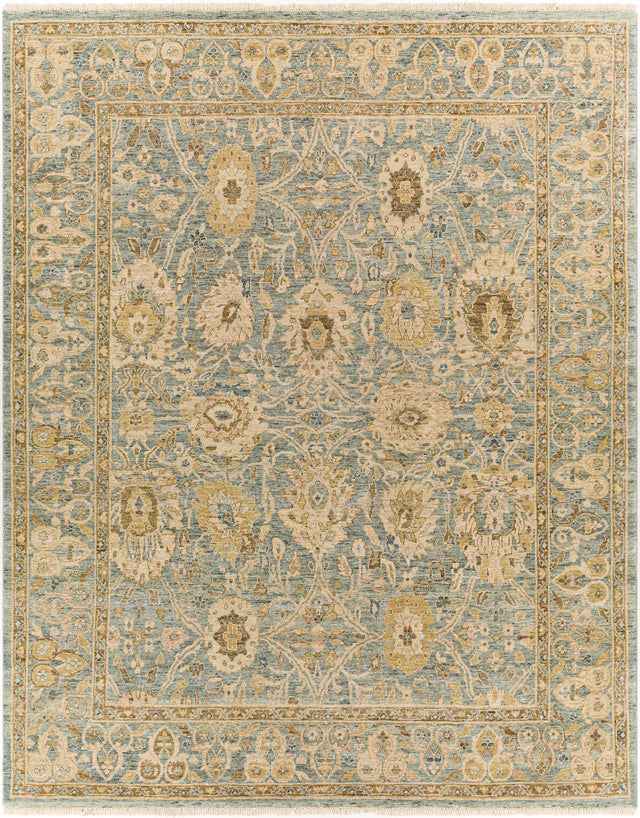 Surya Anatolia Any-2307 Sage, Dark Brown, Tan, Beige Rugs.