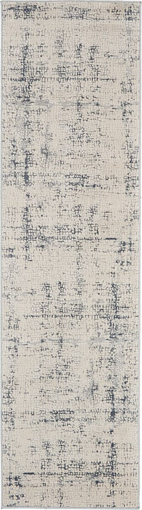 Nourison Rustic Textures Rus06 Ivory / Blue Organic / Abstract Area Rug