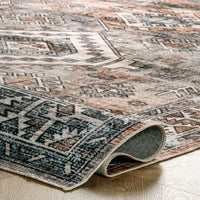 AreaRugs.com Wavaj Nwa1046B Rust Area Rug