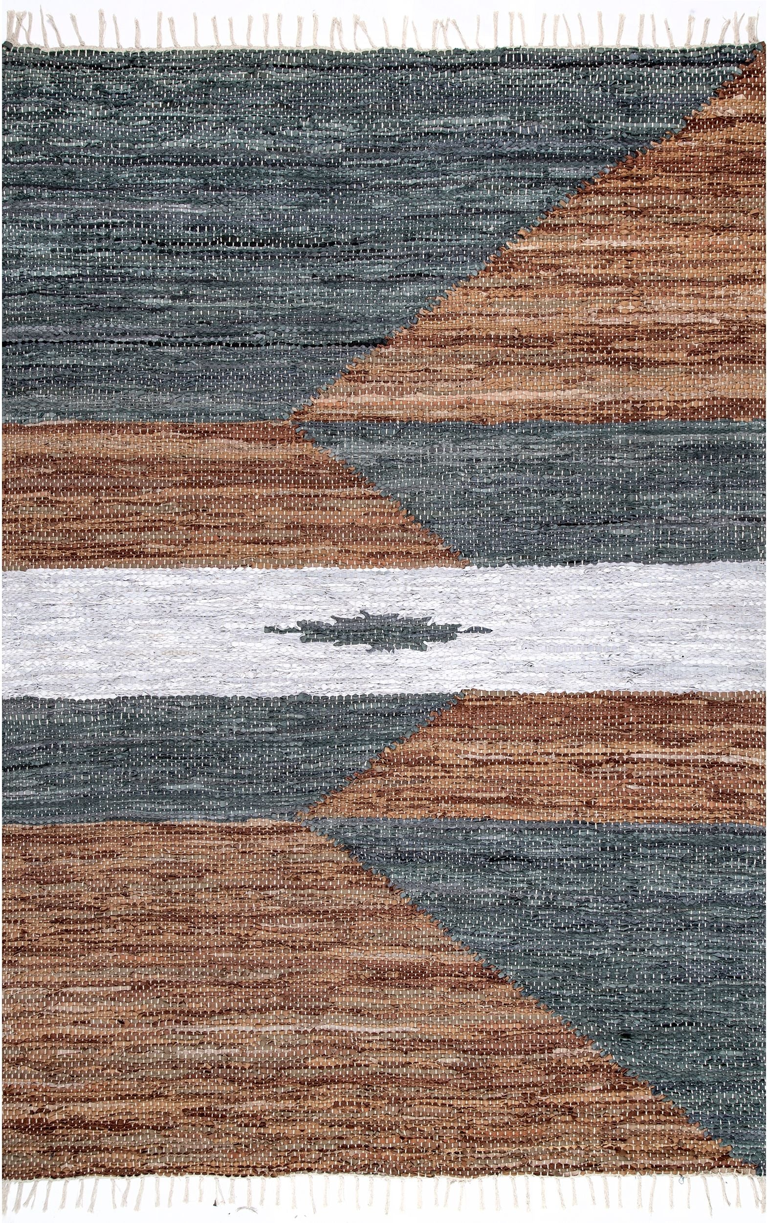 Nuloom Esperanza Leather Modern Nes1421A Natural Area Rug