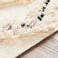 Surya Apache Apa-2300 Cream, Black Moroccan Area Rug