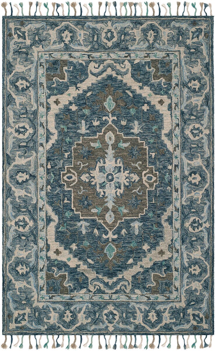 Safavieh Aspen Apn230A Dark Blue / Grey Area Rug