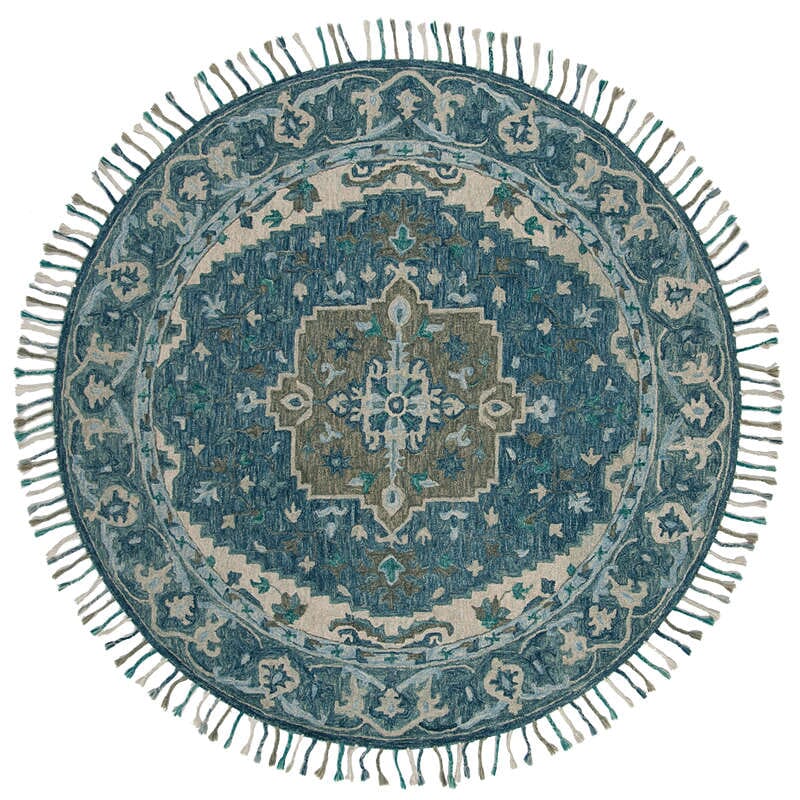 Safavieh Aspen Apn230A Dark Blue / Grey Area Rug