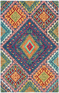 Safavieh Aspen Apn516M Blue / Multi Bohemian Area Rug