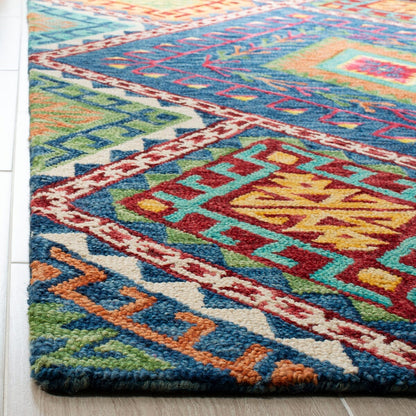 Safavieh Aspen Apn516M Blue / Multi Bohemian Area Rug