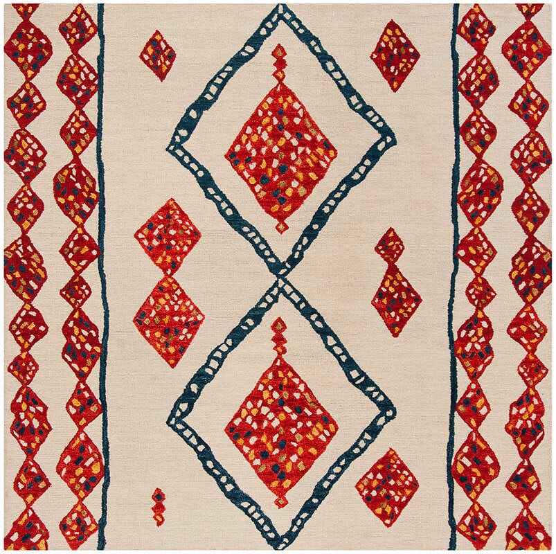 Safavieh Aspen Apn702A Ivory / Multi Southwestern Area Rug