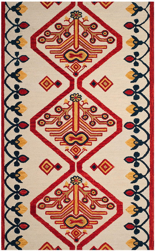 Safavieh Aspen Apn703A Ivory / Multi Southwestern Area Rug