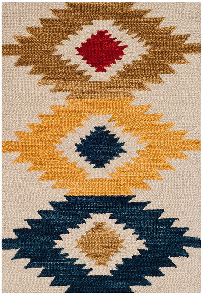 Safavieh Aspen Apn704A Ivory / Multi Southwestern Area Rug