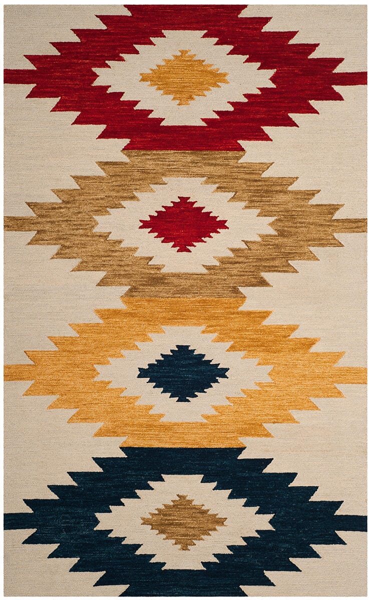 Safavieh Aspen Apn704A Ivory / Multi Southwestern Area Rug