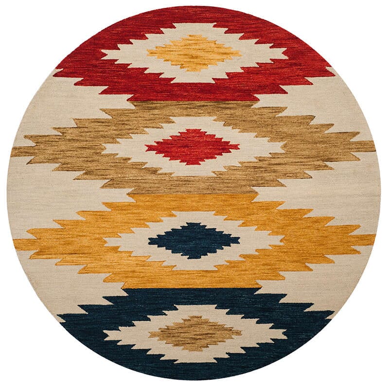 Safavieh Aspen Apn704A Ivory / Multi Southwestern Area Rug