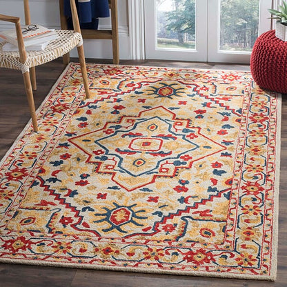 Safavieh Aspen Apn705A Ivory / Multi Area Rug