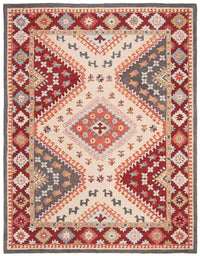 Safavieh Aspen Apn801Q Red / Ivory Southwestern Area Rug