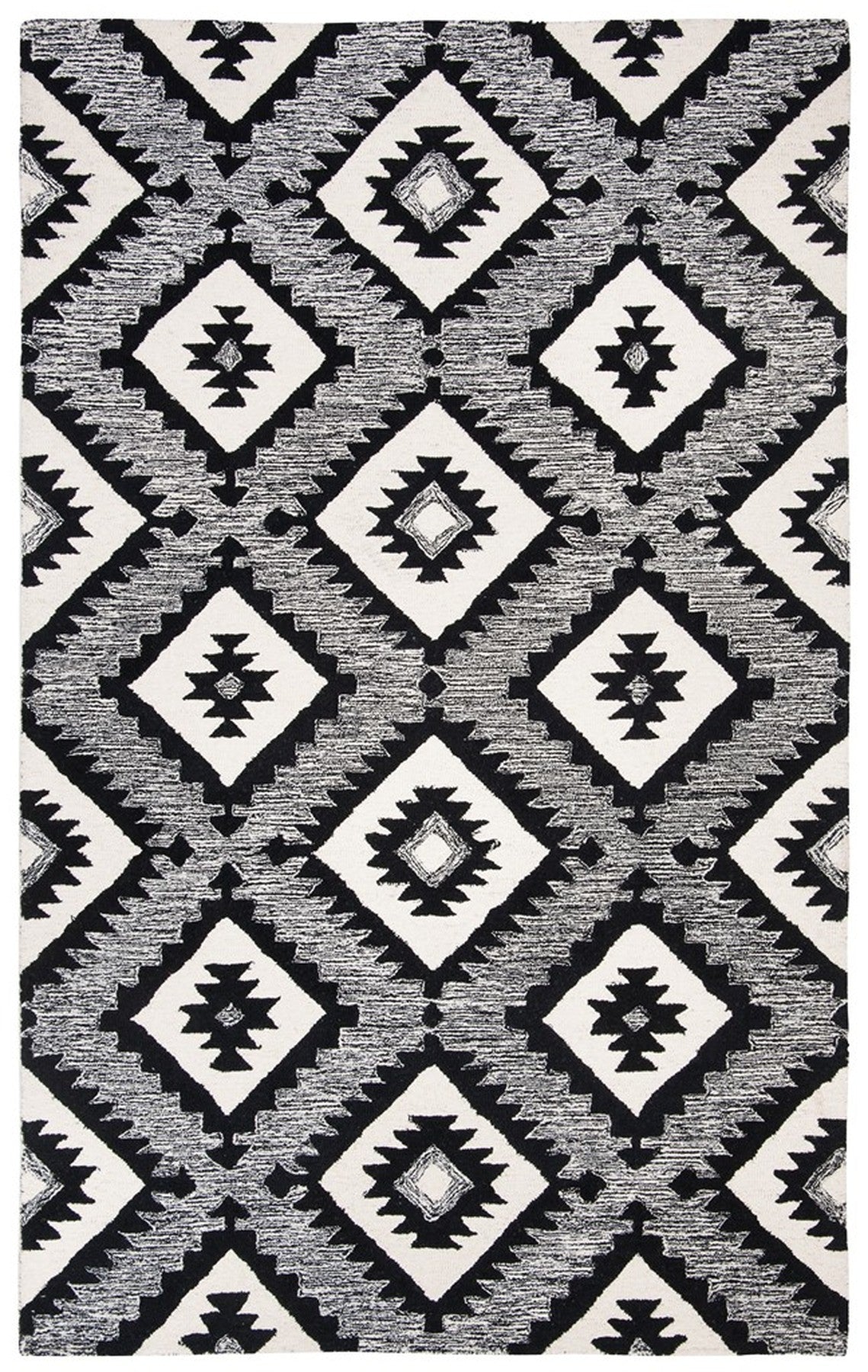 Safavieh Aspen Apn813Z Charcoal/Black Area Rug