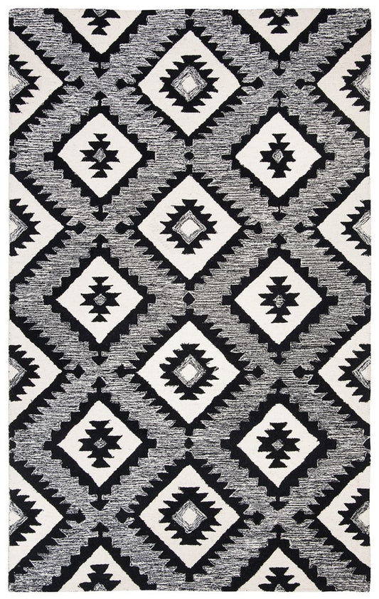 Safavieh Aspen Apn813Z Charcoal/Black Area Rug