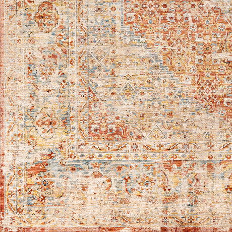 Surya Aspendos Aps-2301 Clay, Rust, Dark Red, Rose Rugs.