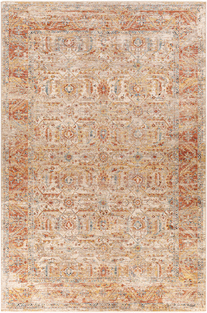 Surya Aspendos Aps-2311 Rose, Clay, Rust, Dark Red Area Rug