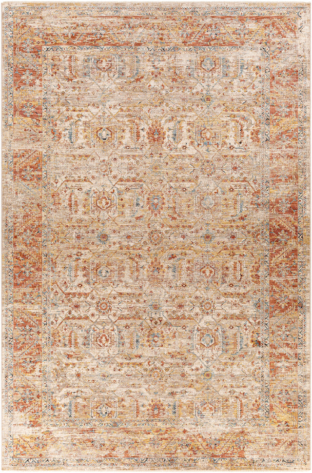 Surya Aspendos Aps-2311 Rose, Clay, Rust, Dark Red Rugs.