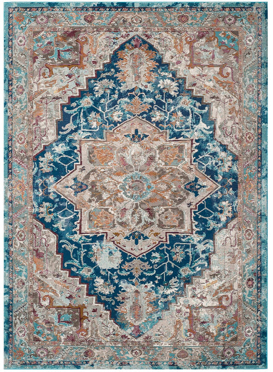 Safavieh Aria Ara119B Blue / Beige Vintage / Distressed Area Rug