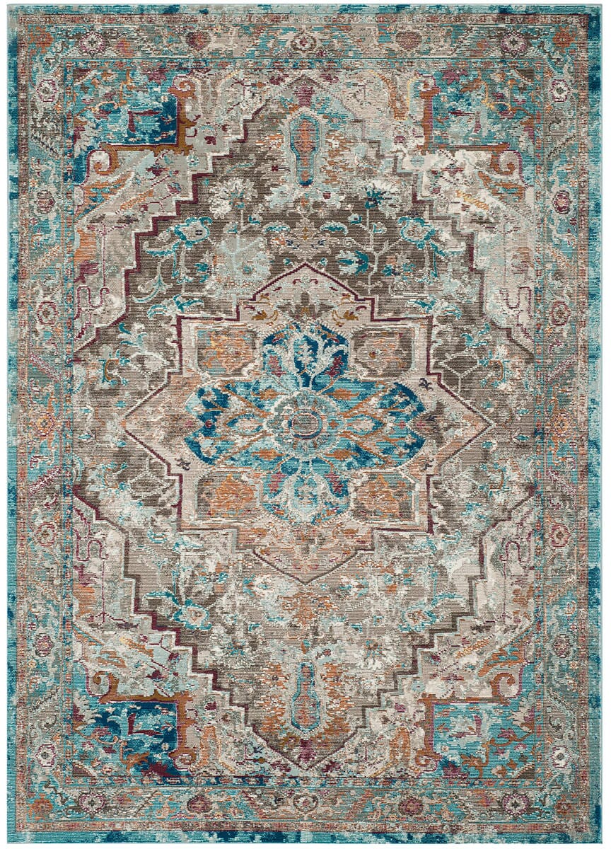 Safavieh Aria Ara119E Beige / Blue Vintage / Distressed Area Rug