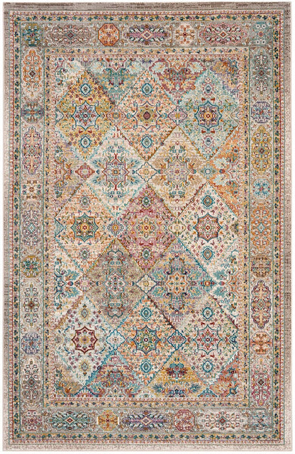 Safavieh Aria Ara127C Cream / Multi Vintage / Distressed Area Rug