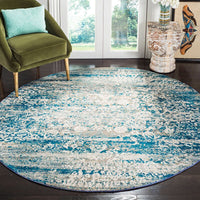 Safavieh Aria Ara156B Blue / Creme Vintage / Distressed Area Rug