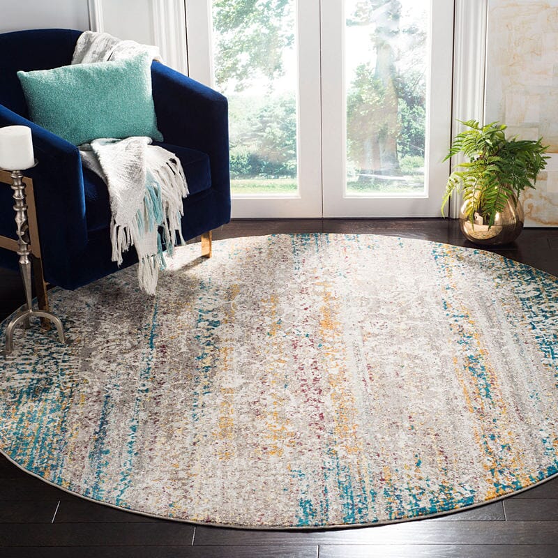 Safavieh Aria Ara156C Cream / Blue Vintage / Distressed Area Rug