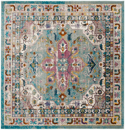 Safavieh Aria Ara160G Green / Creme Vintage / Distressed Area Rug