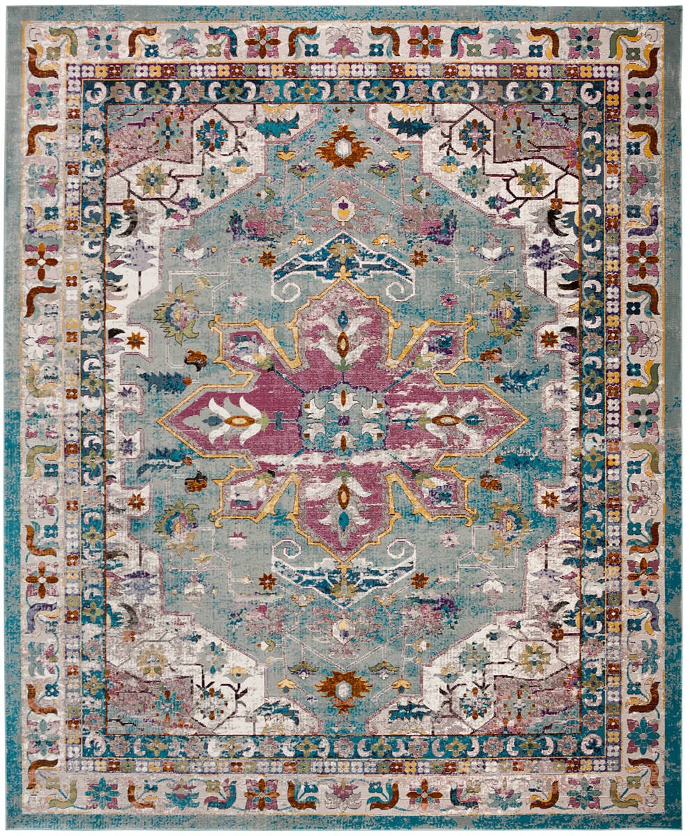 Safavieh Aria Ara160G Green / Creme Vintage / Distressed Area Rug